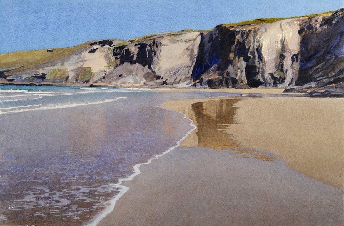 Trebarwith, North Cornwall - watercolour 36 x 53cm