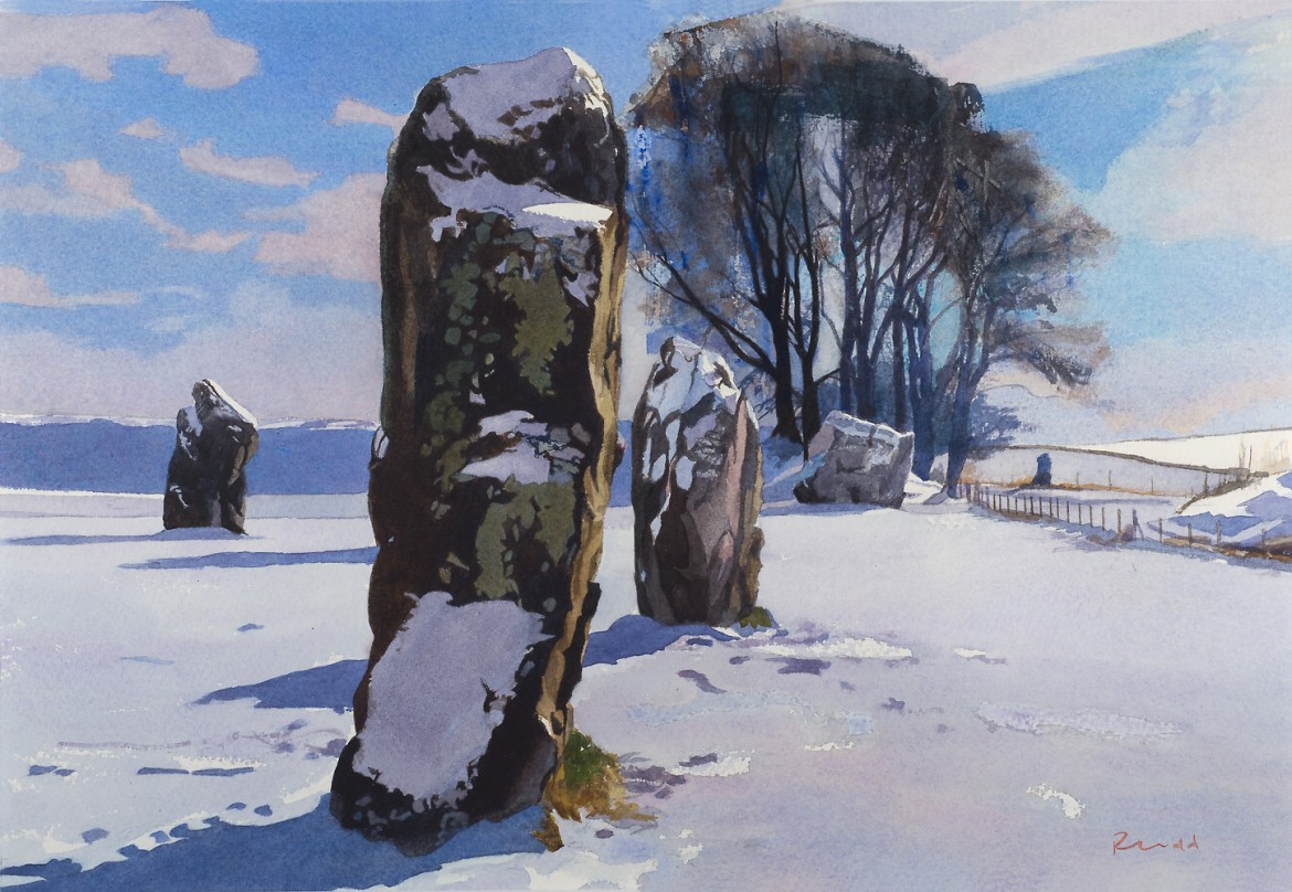 Avebury Stones, Winter