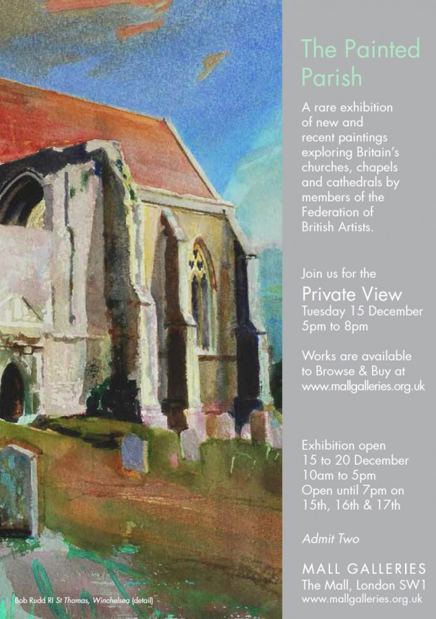 Poster for The Painted Parish exhibition