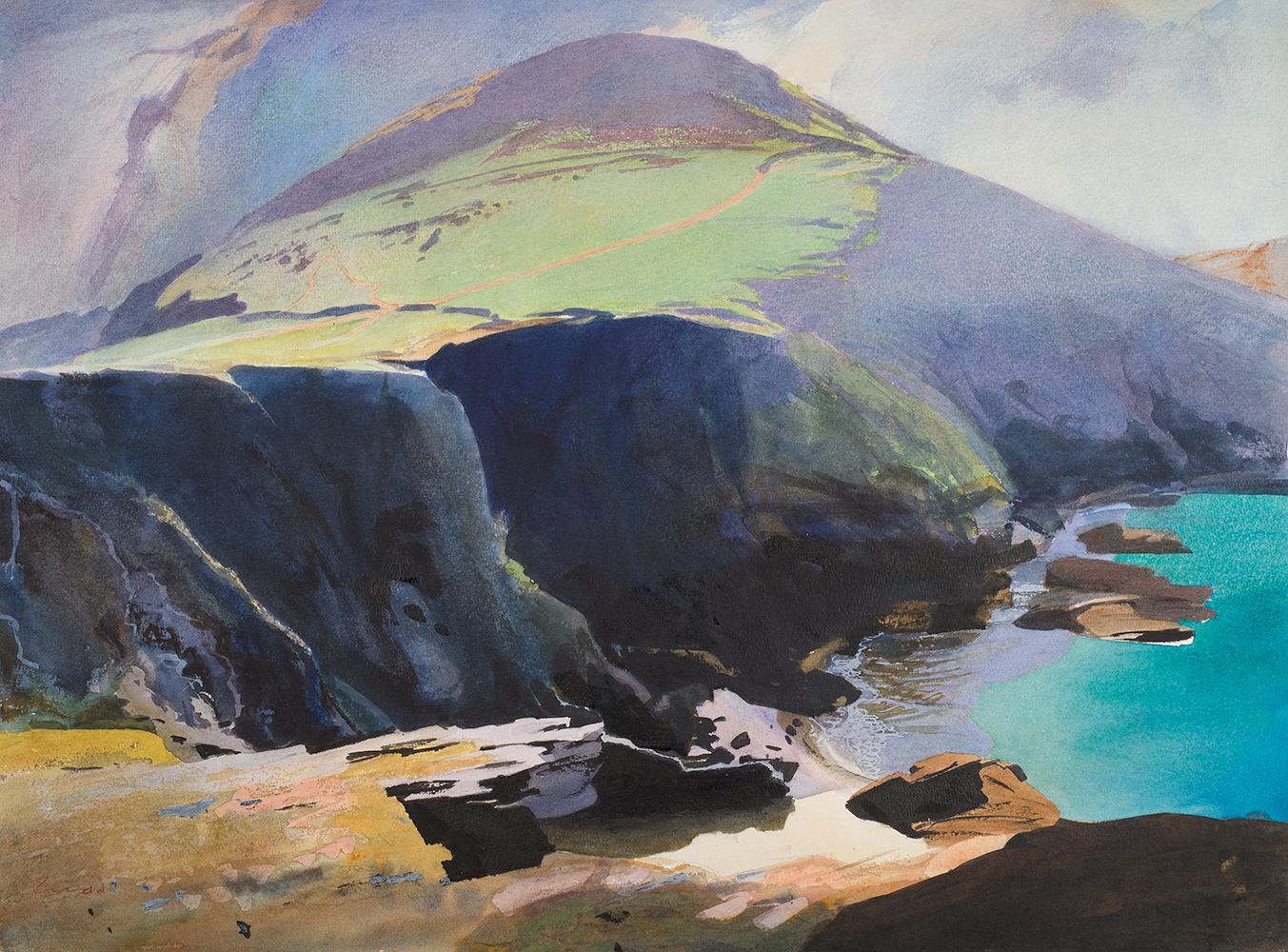 Cliffs Near Llangrannog