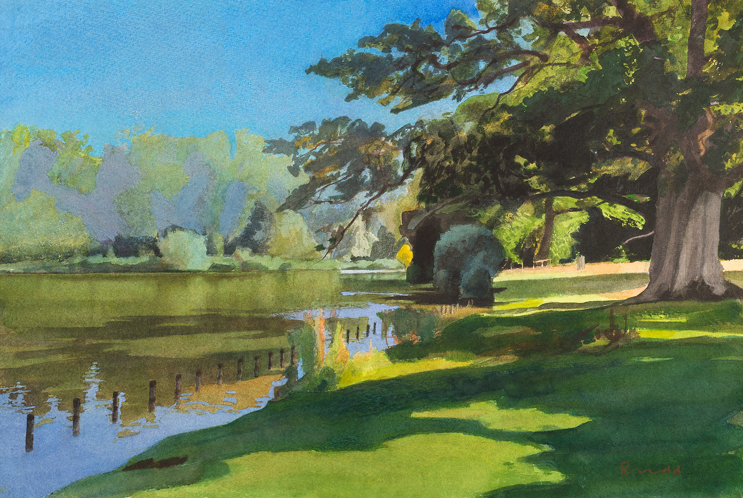 Lake, Corsham Park