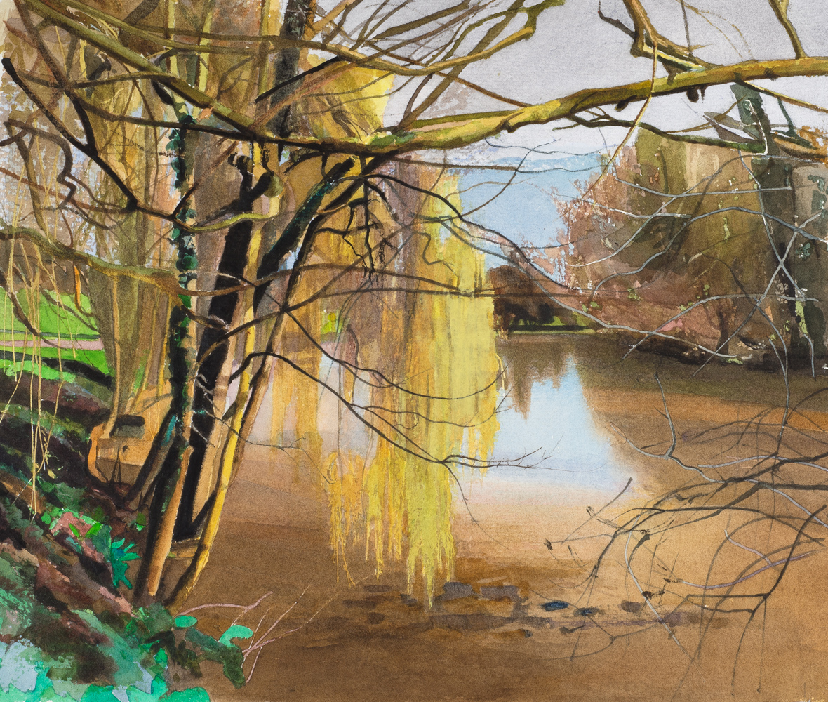 Willow, Spring, River Avon