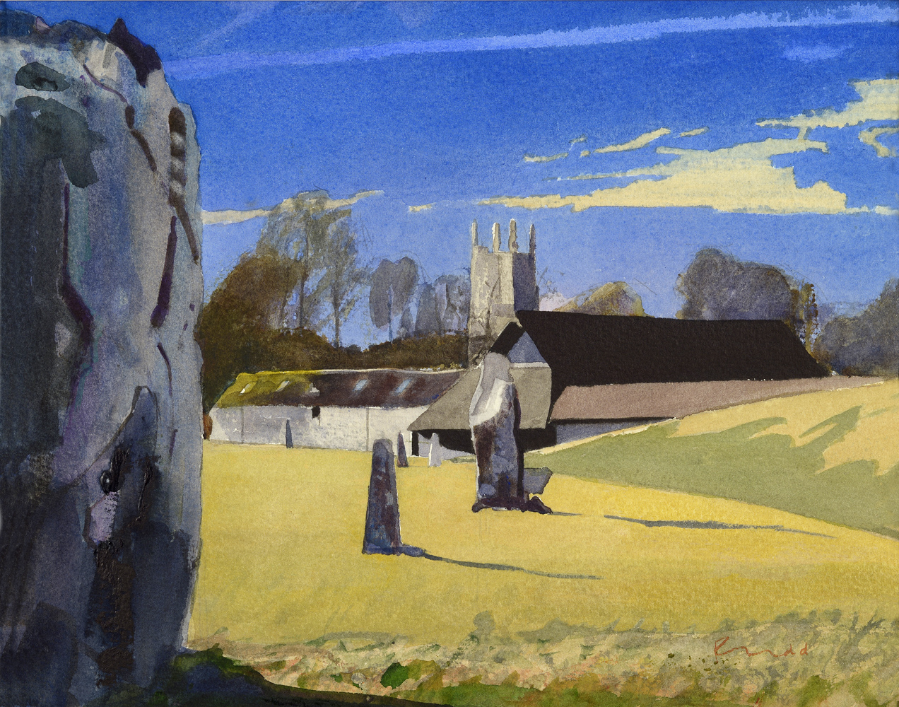 Avebury with Church