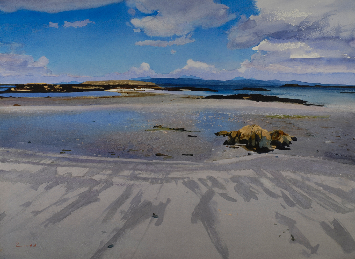 Low Tide, Lon Liath Looking towards Skye