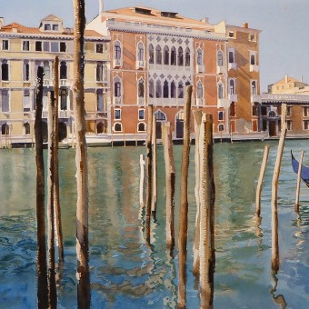 Mooring Posts, Grand Canal, Venice