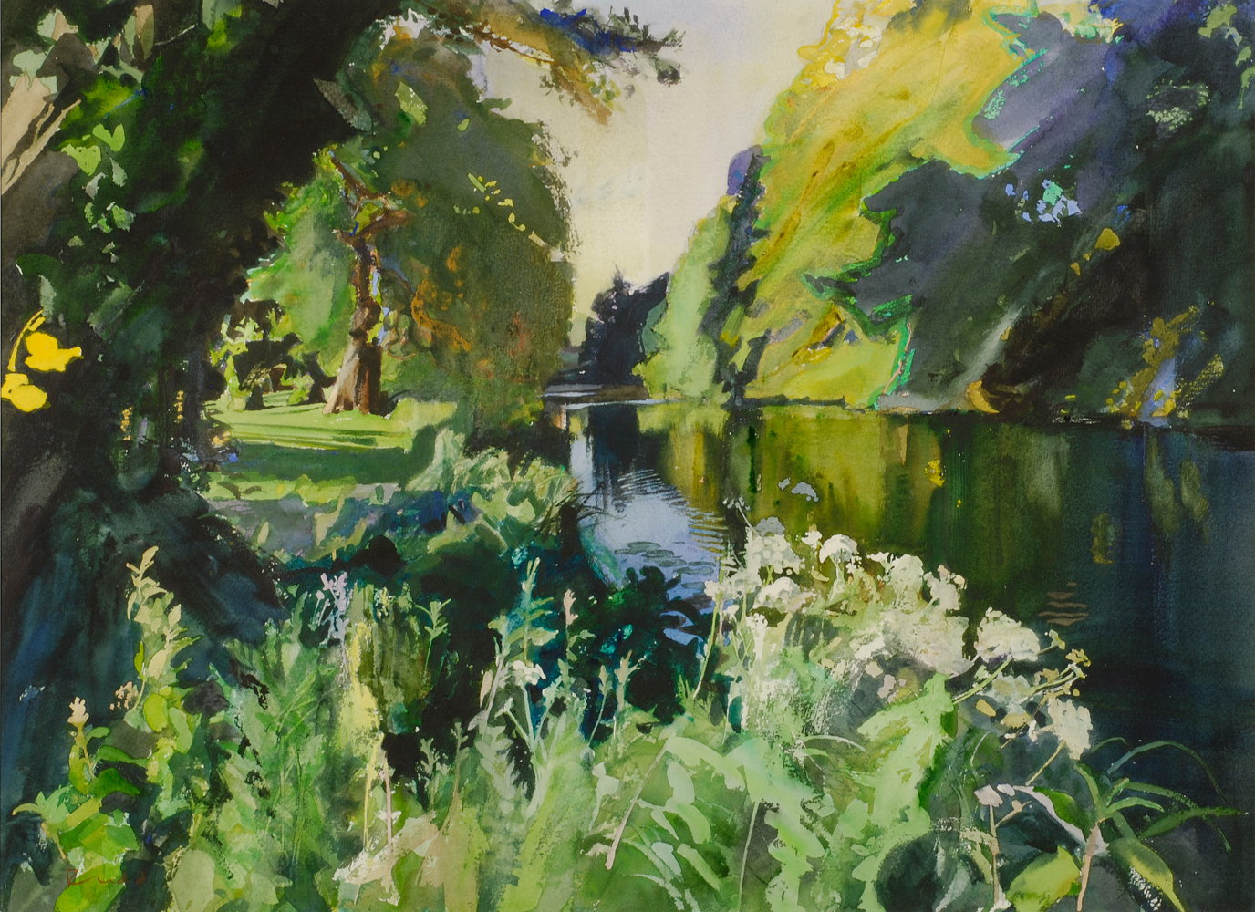 River Avon, Monkton Park, Summer