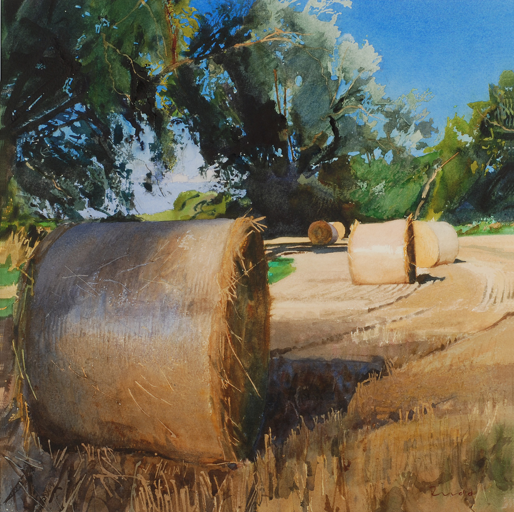 Straw Bales & Willows